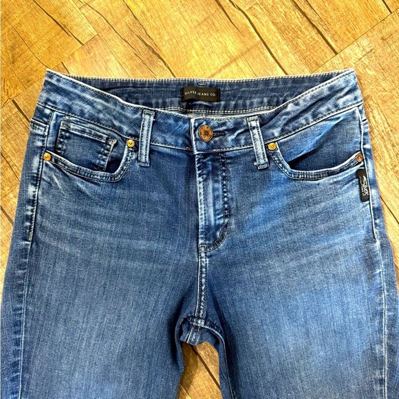 Women's Silver Jeans Suki Capri‎ Denim Size 31 - Picture 3 of 9
